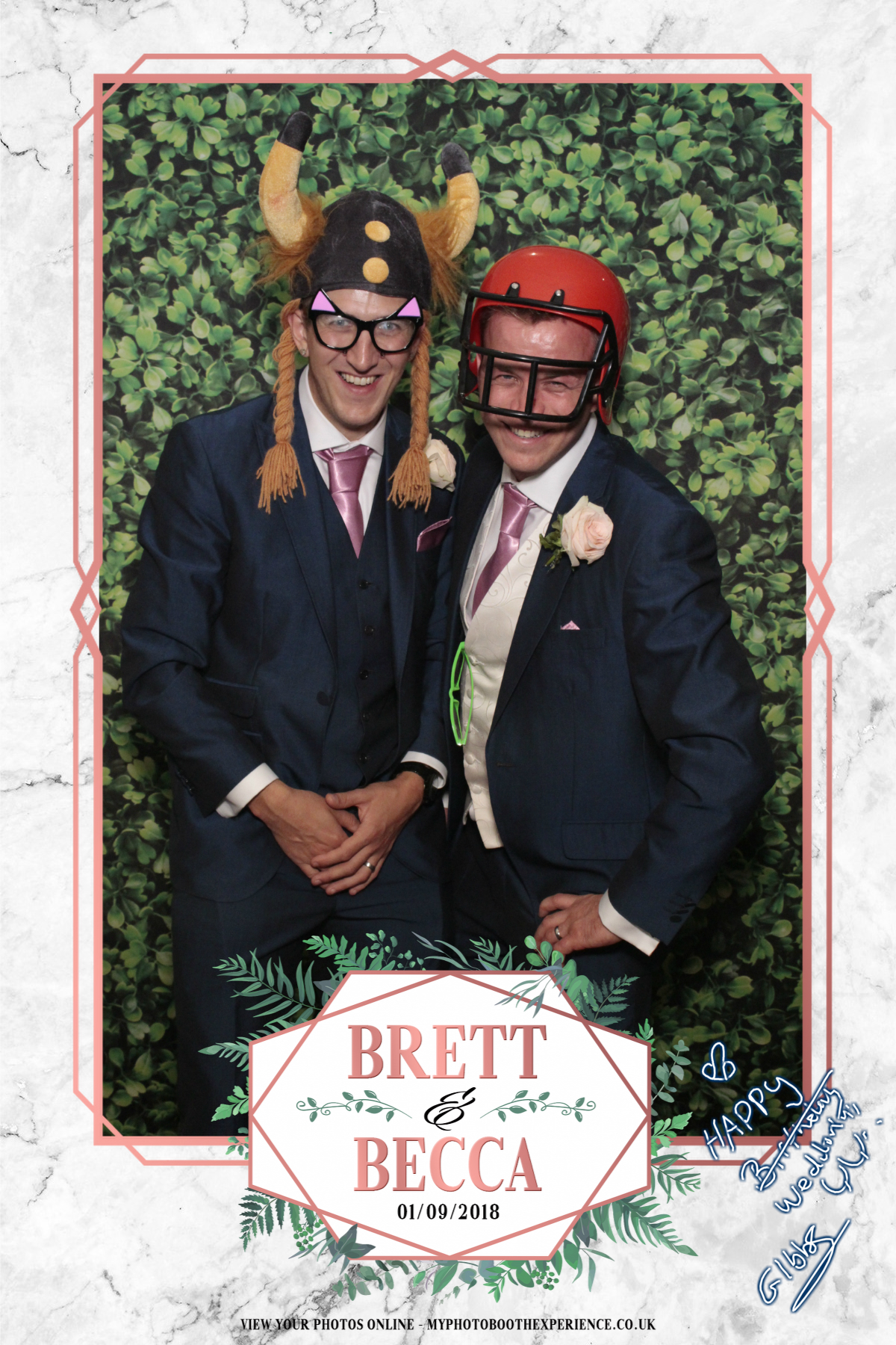 Brett & Becca's Wedding | View more photos from the event at gallery.myphotoboothexperience.co.uk/u/MyPhotoBoothExperienceLtd/Brett-Beccas-Wedding